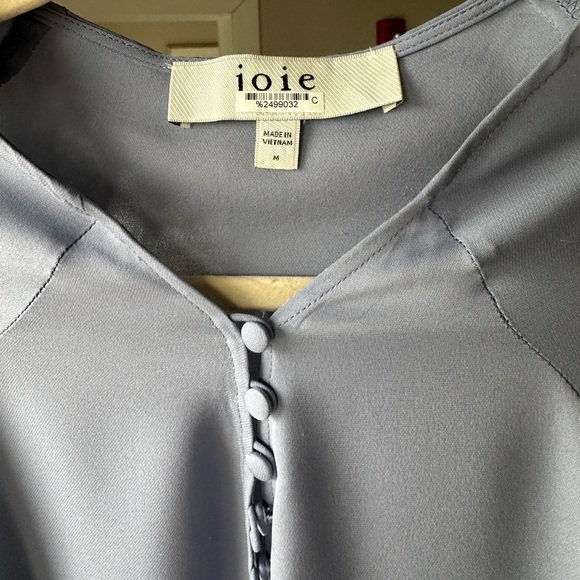 Joie Button Blouse - Picture 4 of 9